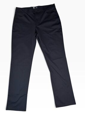 Graham Luxe Black Performance Golf Pants-Mens 34x32